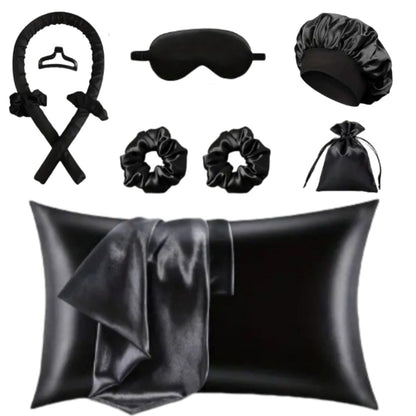 Satin Self-Care & Beauty Accessories Set