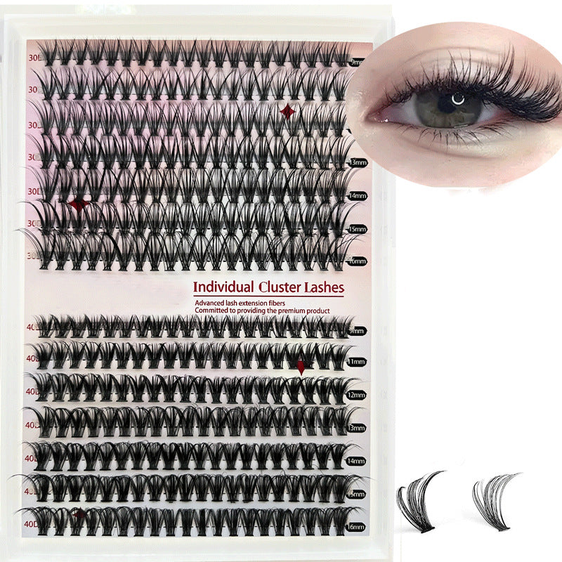 Jielilai Individual Cluster Lashes | Wispy Reusable Lash Clusters