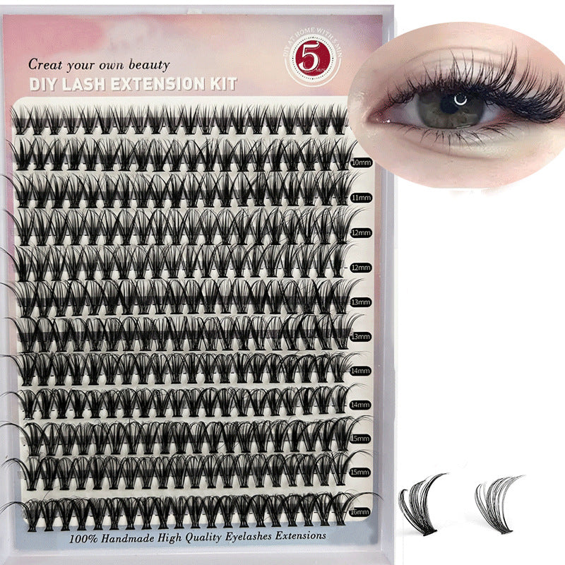 Jielilai Individual Cluster Lashes | Wispy Reusable Lash Clusters