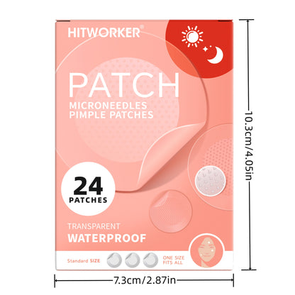 HITWORKER Microneedle Pimple Patches | Invisible Acne Spot Patches