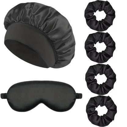 Satin Self-Care & Beauty Accessories Set