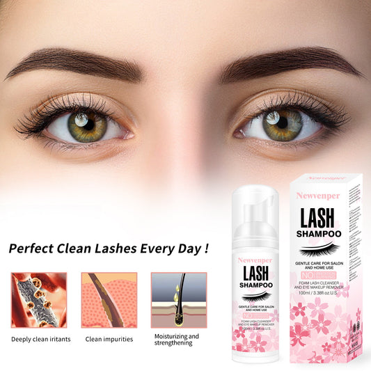 Eyelash Shampoo Cleanser | Gentle Lash Extension Cleanser & Lash Wash