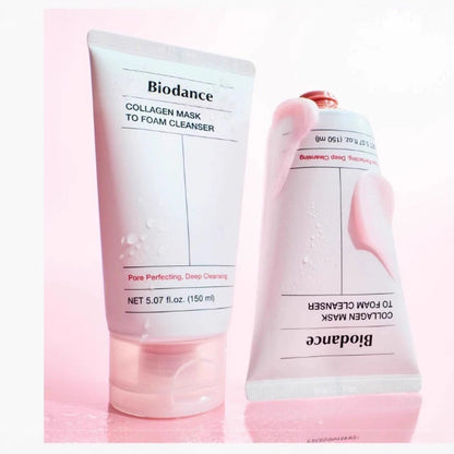 Biodance Collagen Mask to Foam Cleanser | Hydrating & Firming Facial Cleanser