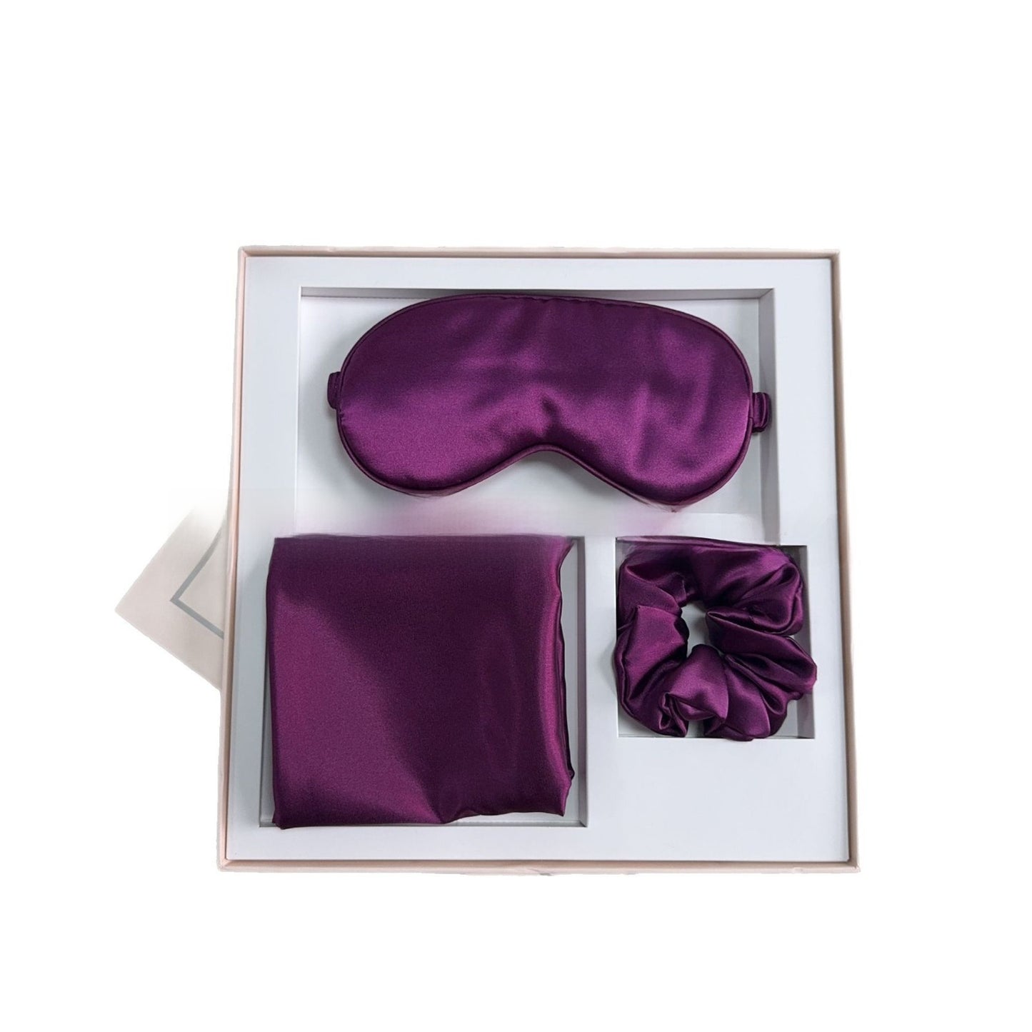 Luxury Satin Sleep Set | Eye Mask, Pillowcase & Scrunchie Gift Box