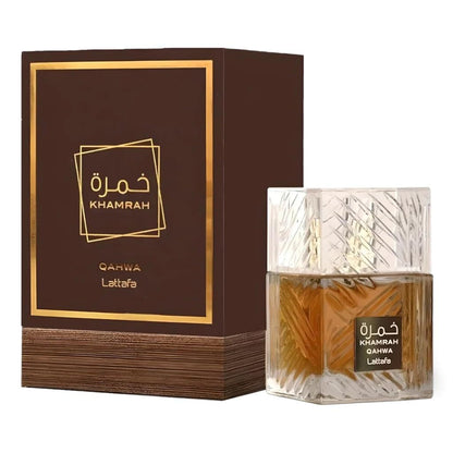 Lattafa Khamrah & Khamrah Qahwa Eau de Parfum | Spiced Vanilla & Coffee Unisex Fragrances