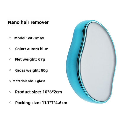 Nano-glass hair removal device