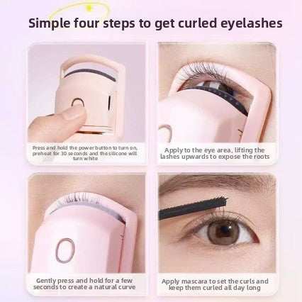 Heated Eyelash Curler | USB Rechargeable Long-Lasting Lash Curler