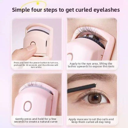 Heated Eyelash Curler | USB Rechargeable Long-Lasting Lash Curler