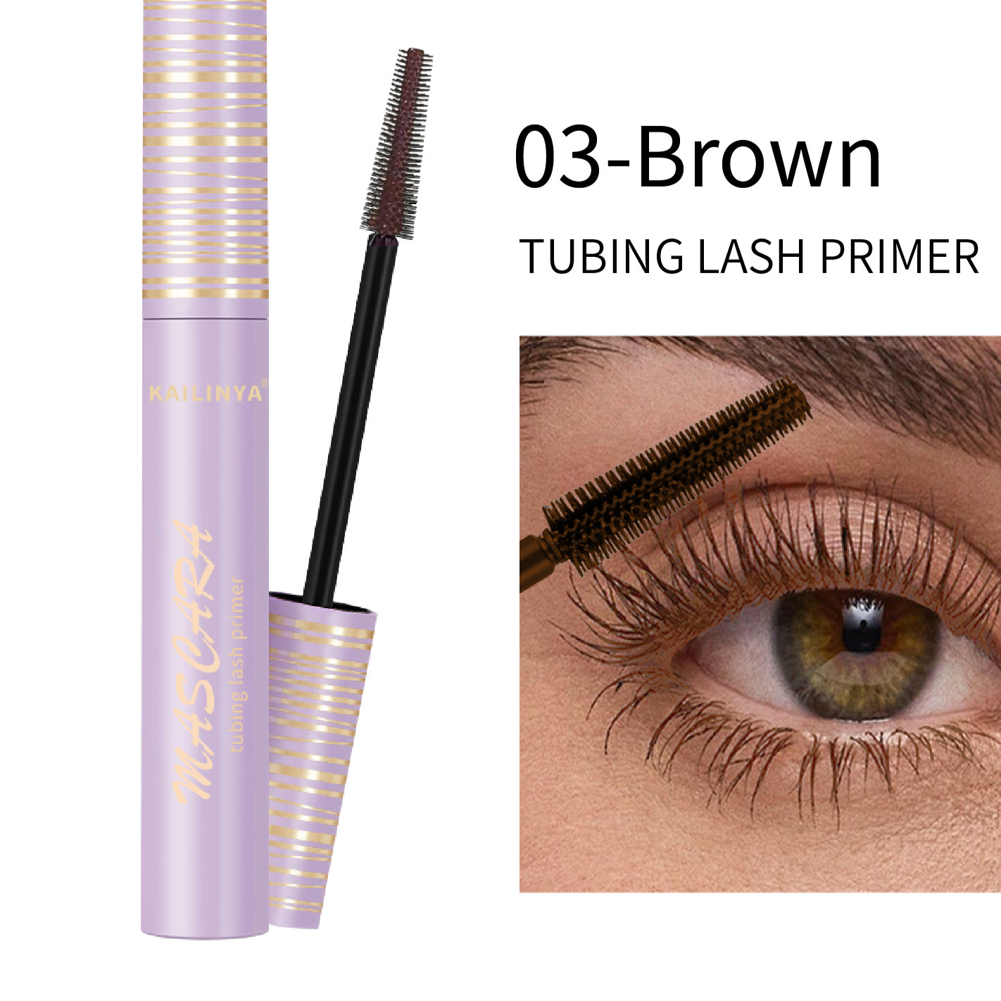 KAILINYA Lash Primer | Tubing Mascara Base for Longer Fuller Lashes