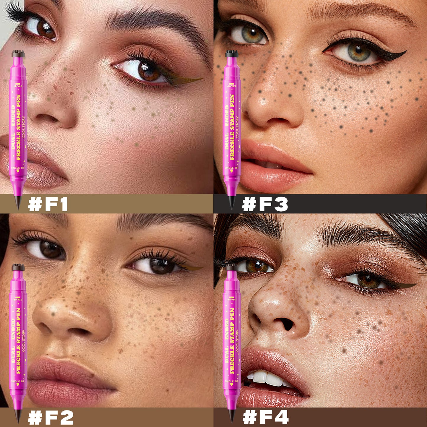 Dual-Ended Freckle Stamp Pen | Natural Faux Freckles & Beauty Mark Pen