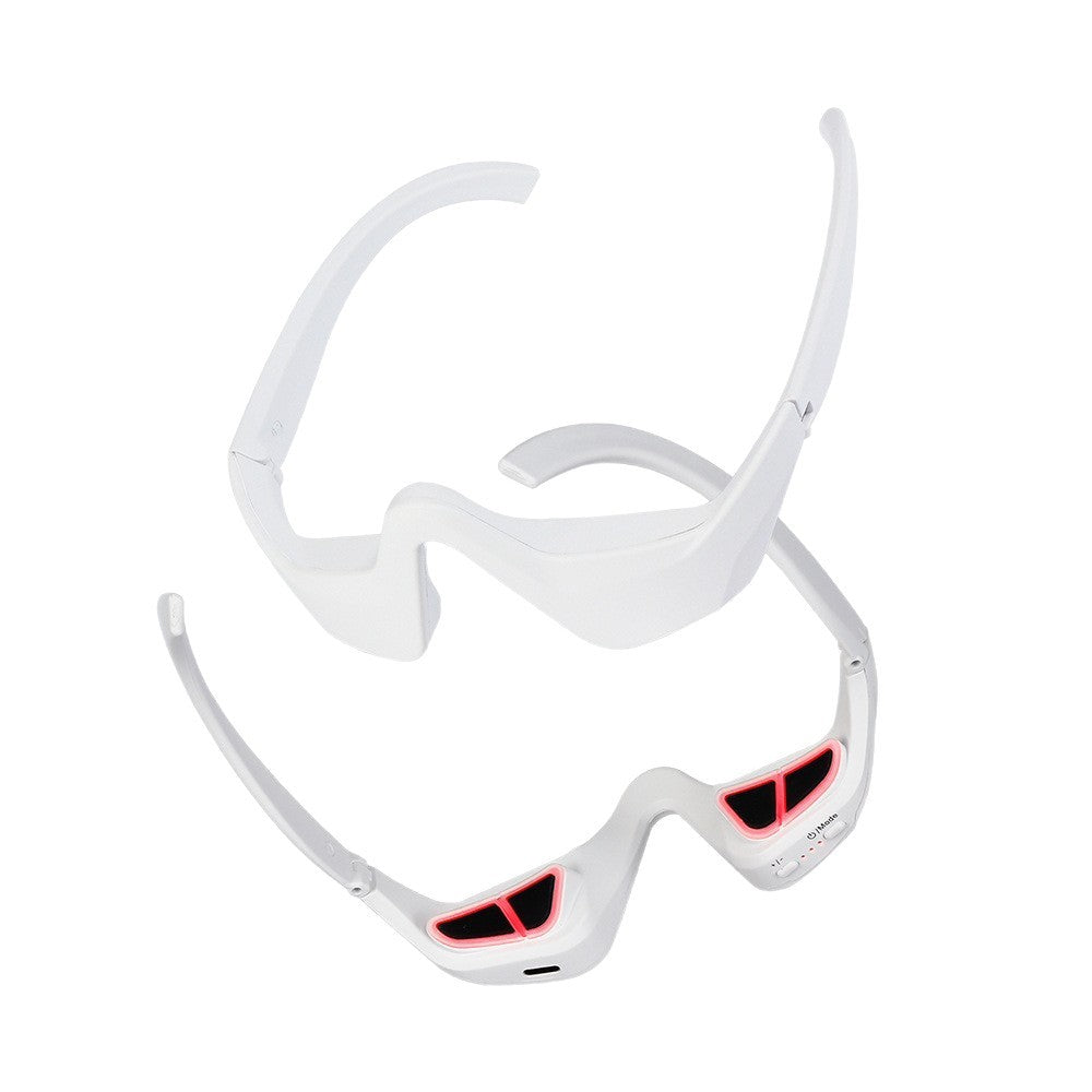 Red EMS Eye Massager | Heated Eye Care & Anti-Puffiness Device