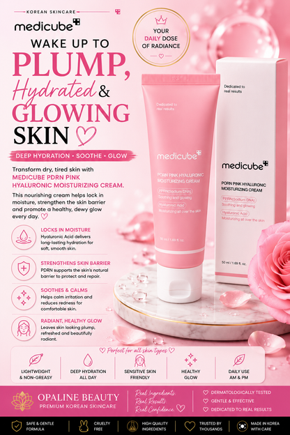 Medicube PDRN Pink Hyaluronic Acid Moisturizing Cream