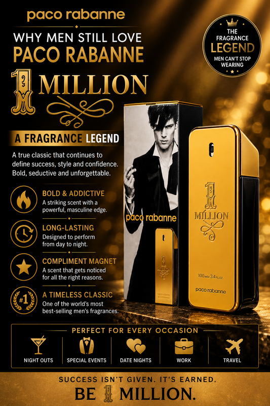 Paco Rabanne One Million Parfum | Leather, Amber & Citrus Men's Cologne