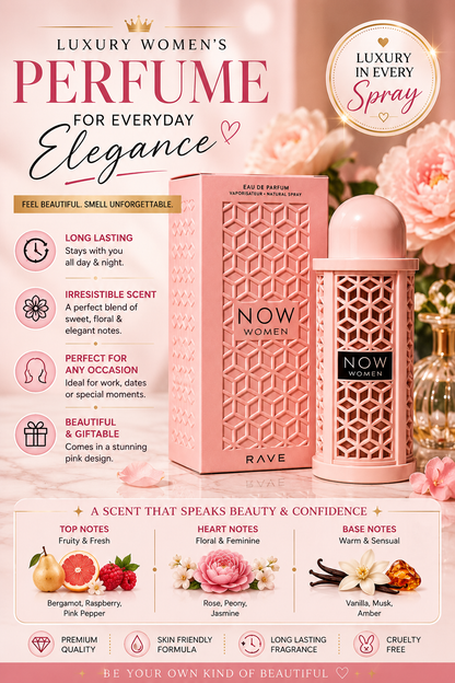 RAVE Now Women Eau de Parfum | Fruity Floral Women's Perfume