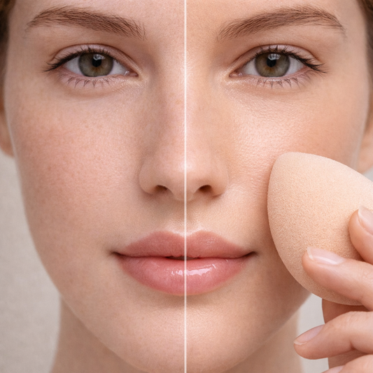 Skin Match Foundation Stick with Built-In Brush | Full Coverage Flawless Finish