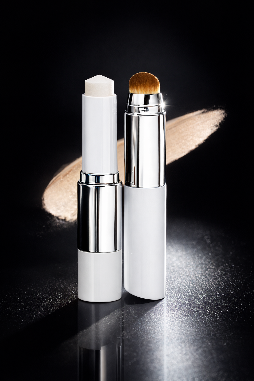 Skin Match Foundation Stick with Built-In Brush | Full Coverage Flawless Finish