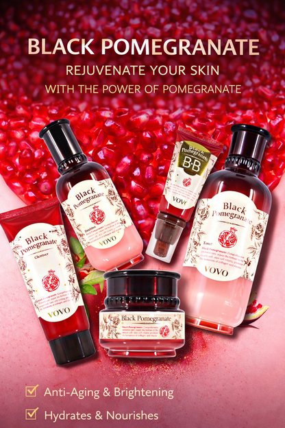 Black Pomegranate Skincare | Hydrating Antioxidant Moisturizer for Radiant Skin