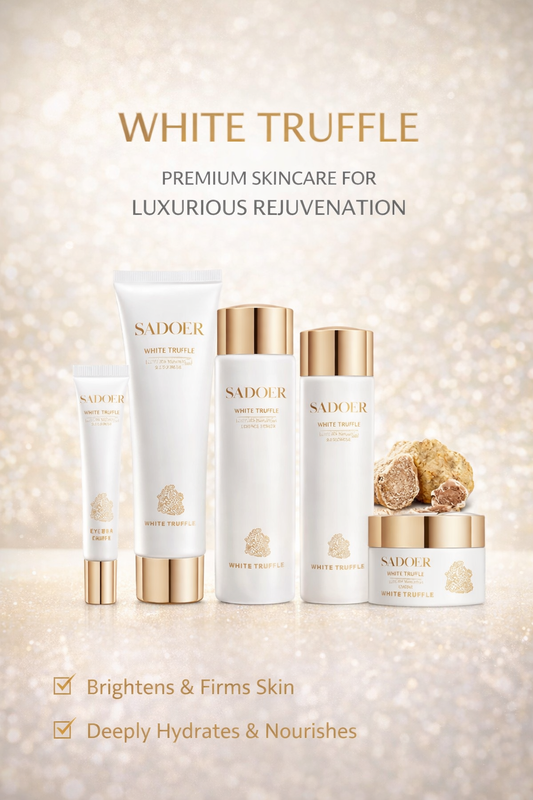SADOER White Truffle 6-Piece Skincare Set | Hydrating & Radiance Collection
