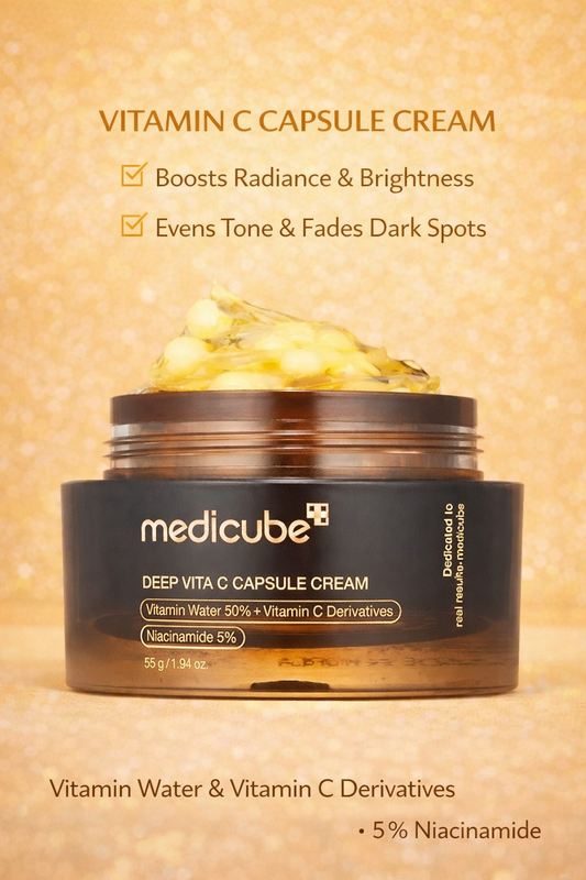 Medicube Deep Vita C Capsule Cream | Brightening Vitamin C Moisturizer