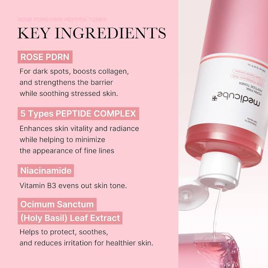Medicube PDRN Pink Toner | Hydrating Korean Toner for Radiant-Looking Skin
