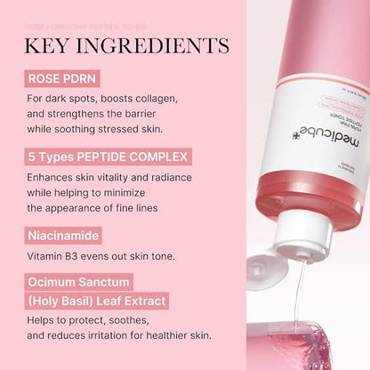 Medicube PDRN Pink Toner | Hydrating Korean Toner for Radiant-Looking Skin