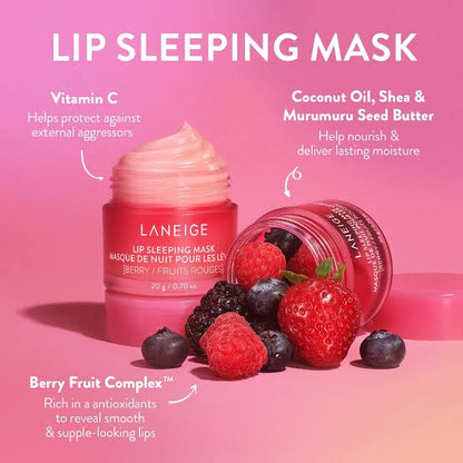 Laneige Lip Sleeping Mask | Overnight Hydrating Lip Mask for Soft, Smooth Lips