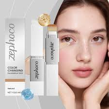ZEPHOCO Colour Changing Foundation Stick | Adaptive Full Coverage Foundation