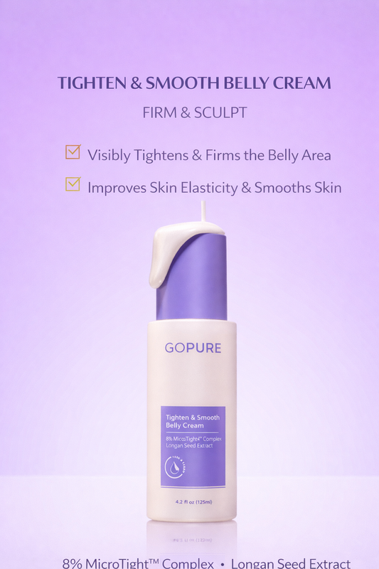GoPure Tighten & Smooth Belly Cream | Firming Body Moisturizer
