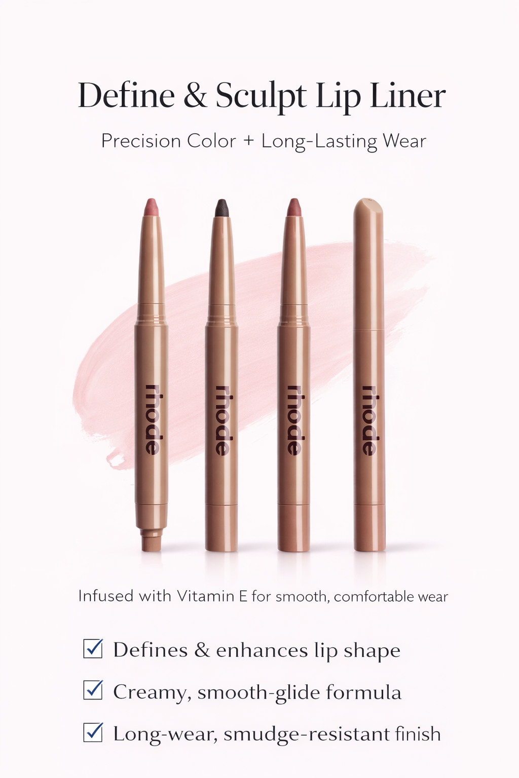 Rhode Lip Liner | Creamy Long-Lasting Lip Pencil for Defined Lips