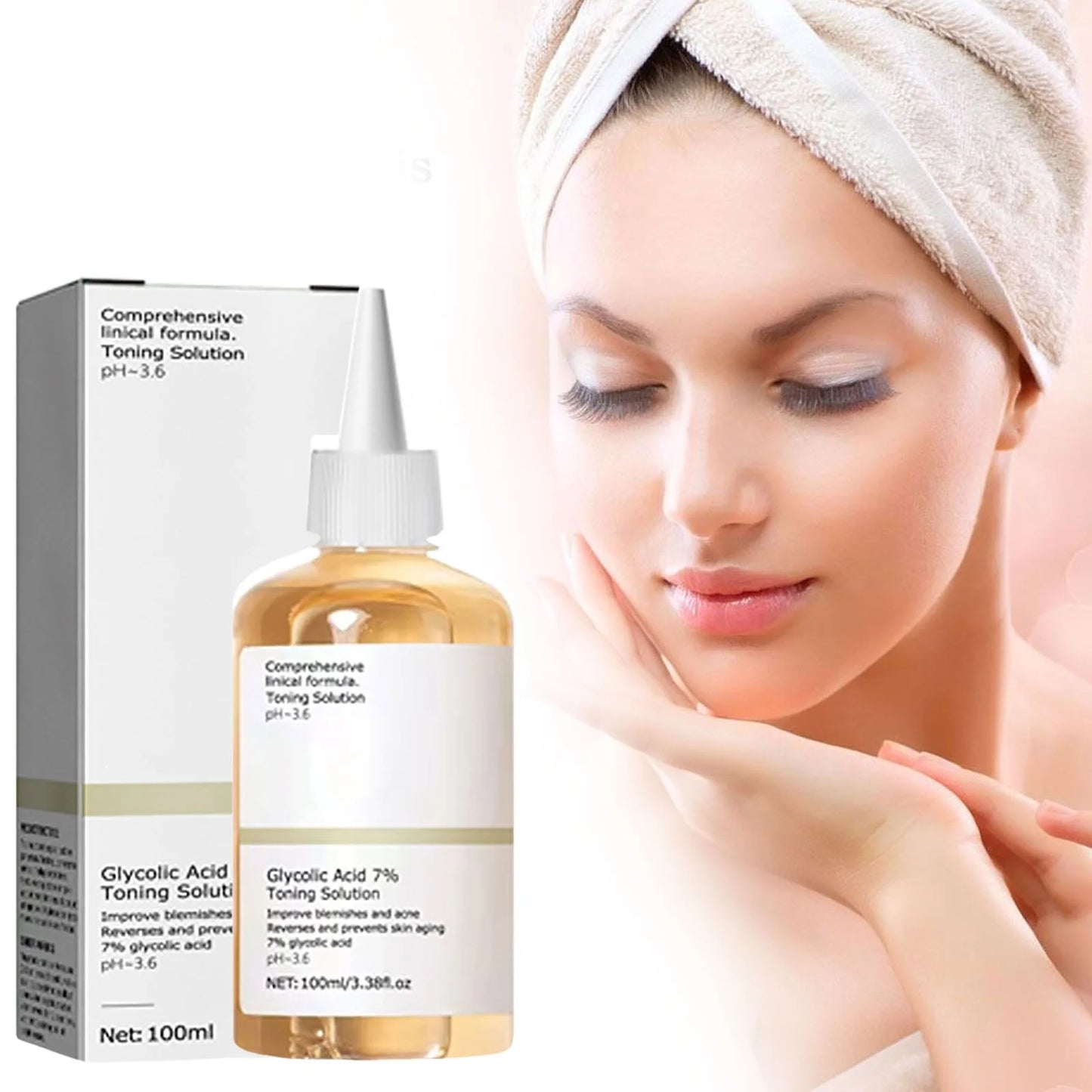 The Ordinary Glycolic Acid 7% Toning Solution | Exfoliating Brightening Toner