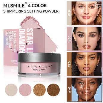 MLSmile Setting Powder | Flawless Matte Finish & Long-Lasting Shine Control