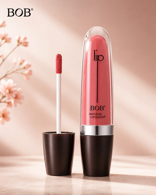 Bob Crystal Moist Lip Gloss | Hydrating High-Shine Clear Lip Gloss
