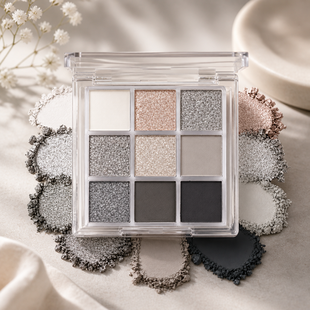 Colour Vibes Eye shadow Palette | Highly Pigmented Blendable Eye Makeup Palette