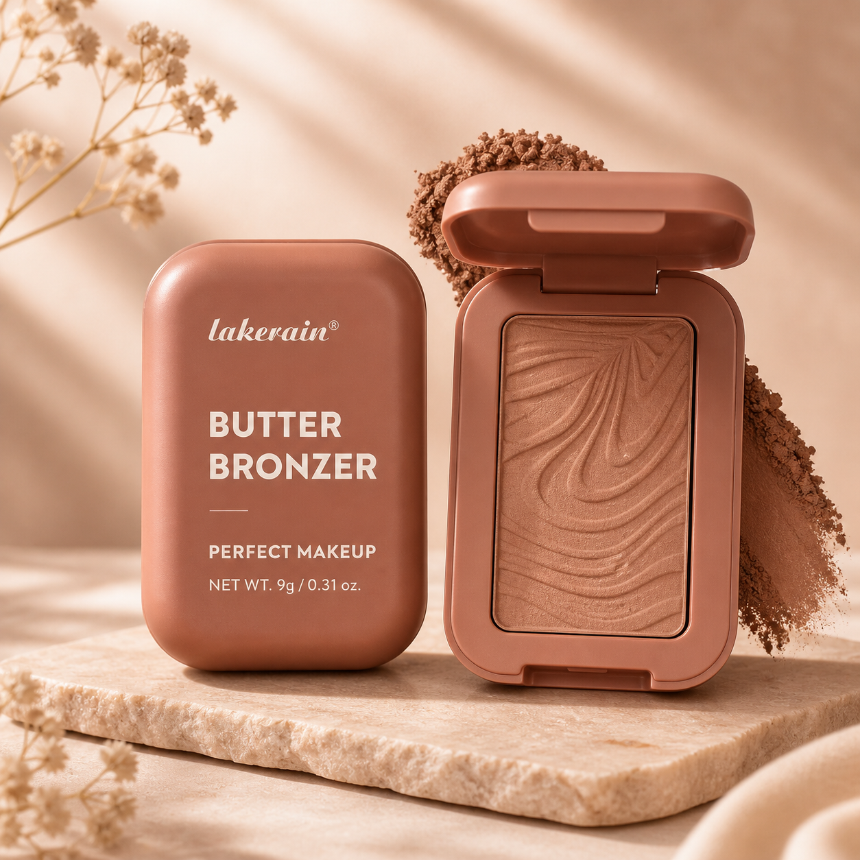 Lakerain Butter Bronzer | Silky Smooth Natural Sun-Kissed Glow Bronzer