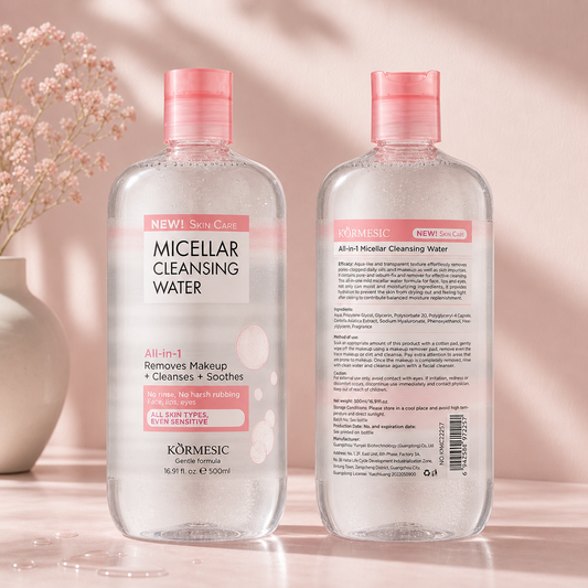Kormesicall Micellar Makeup Remover Collection | Gentle Hydrating Facial Cleanser