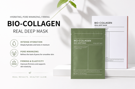 Bio-Collagen Real Deep Mask Green Edition | Hydrating & Firming Sheet Mask