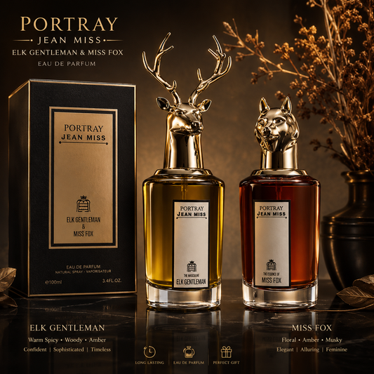 Portray Jean Miss Elk Gentleman & Miss Fox Perfume | Men's & Women's Fragrances