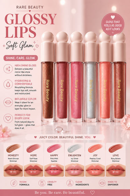 Shimmer Lip Gloss | Hydrating High-Shine Lip Gloss