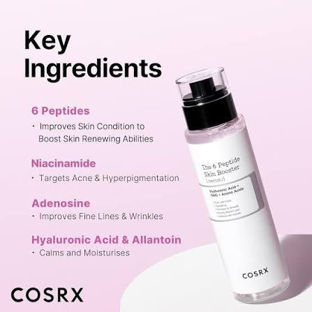 COSRX The 6 Peptide Skin Booster Serum | Hydrating & Firming Peptide Essence