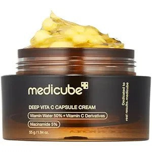 Medicube Deep Vita C Capsule Cream | Brightening Vitamin C Moisturizer