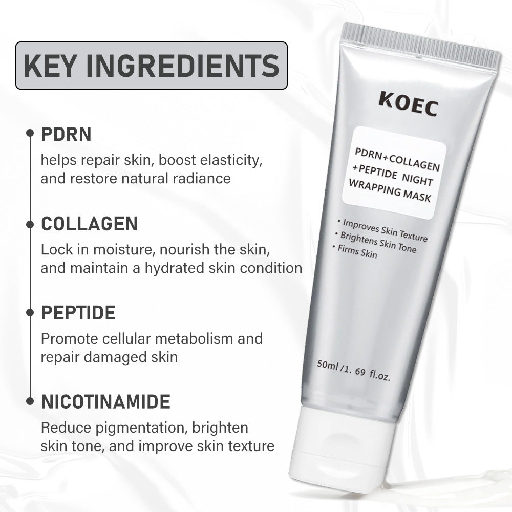KOEC PDRN Collagen Peptide Night Wrapping Mask 50ml