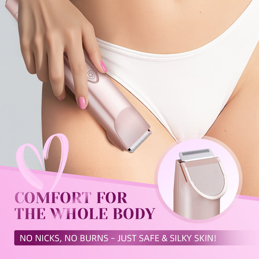 3-in-1 Women's Electric Shaver | Rechargeable Facial & Body Hair Removal Kit
