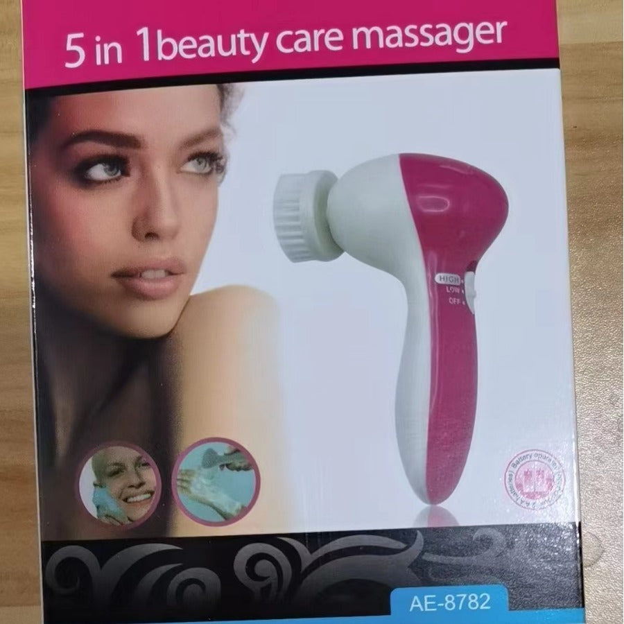 5-in-1 Facial Cleansing & Beauty Care Massager | Deep Cleansing Face Brush Set