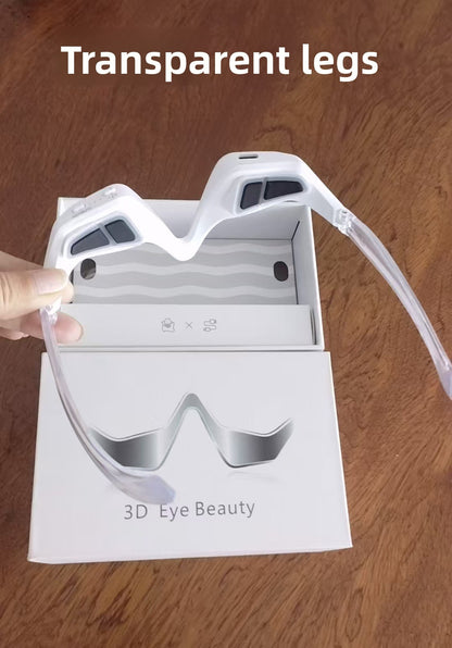 Red EMS Eye Massager | Heated Eye Care & Anti-Puffiness Device