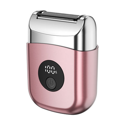 Mini Electric Foil Shaver | Rechargeable Pocket Hair Remover with LED Display