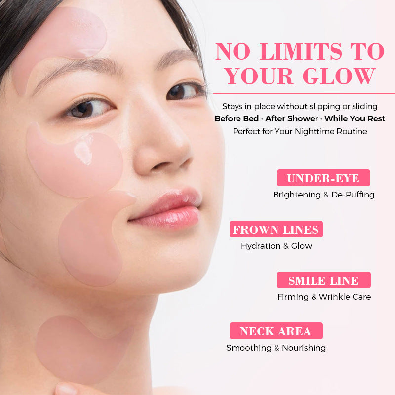 Medicube PDRN Pink Caffeine Collagen Eye Patch | Brightening & Firming Hydrogel Eye Masks (60 Patches)