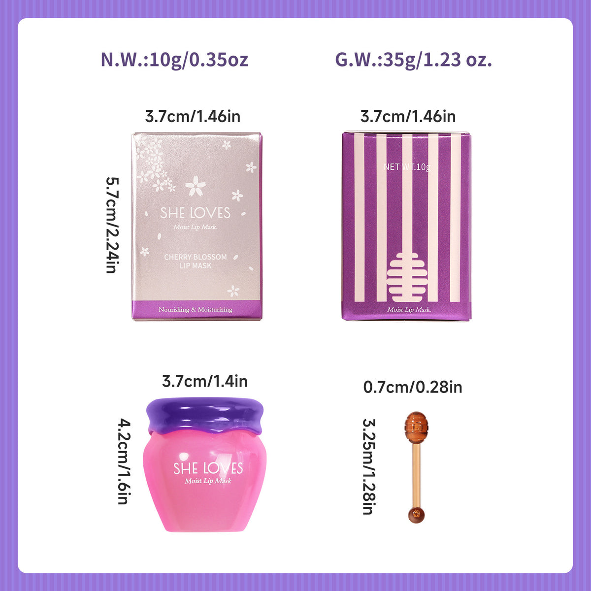Honey & Pumpkin Hydrating Lip Mask – 10g