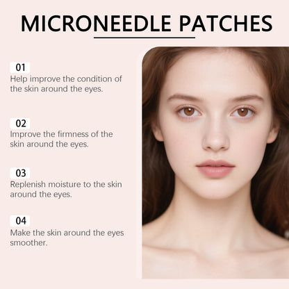 Micro Needle Eye Patches | Hydrating Under Eye Patches for Dark Circles & Puffiness