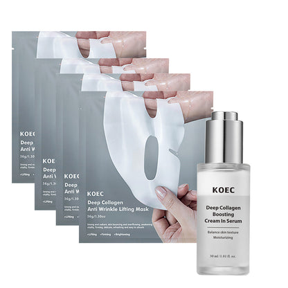 KOEC Deep Collagen Skincare Collection | Retinol & Peptide Anti-Aging Skincare Set