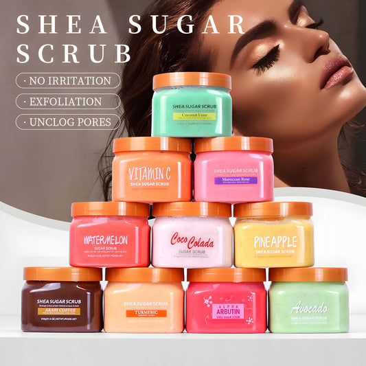 Shea Sugar Body Scrub | Exfoliating & Nourishing Body Polish